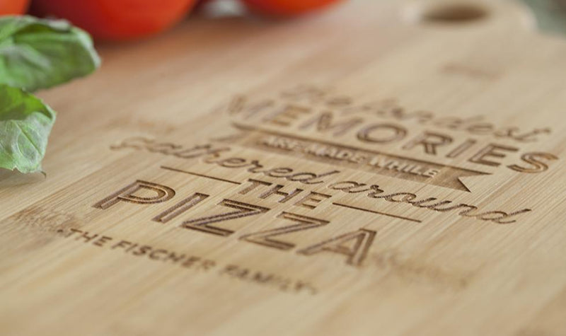Personalized Bamboo Pizza Boards